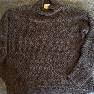 Cozy Dark Grey Turtleneck Sweater